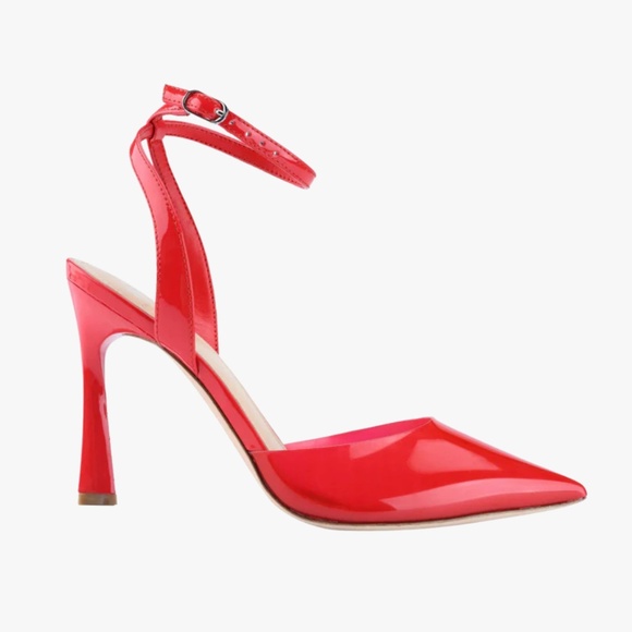 MARC FISHER LTD Serena Translucent Red Pump Size 7.5 Like New - Picture 12 of 12